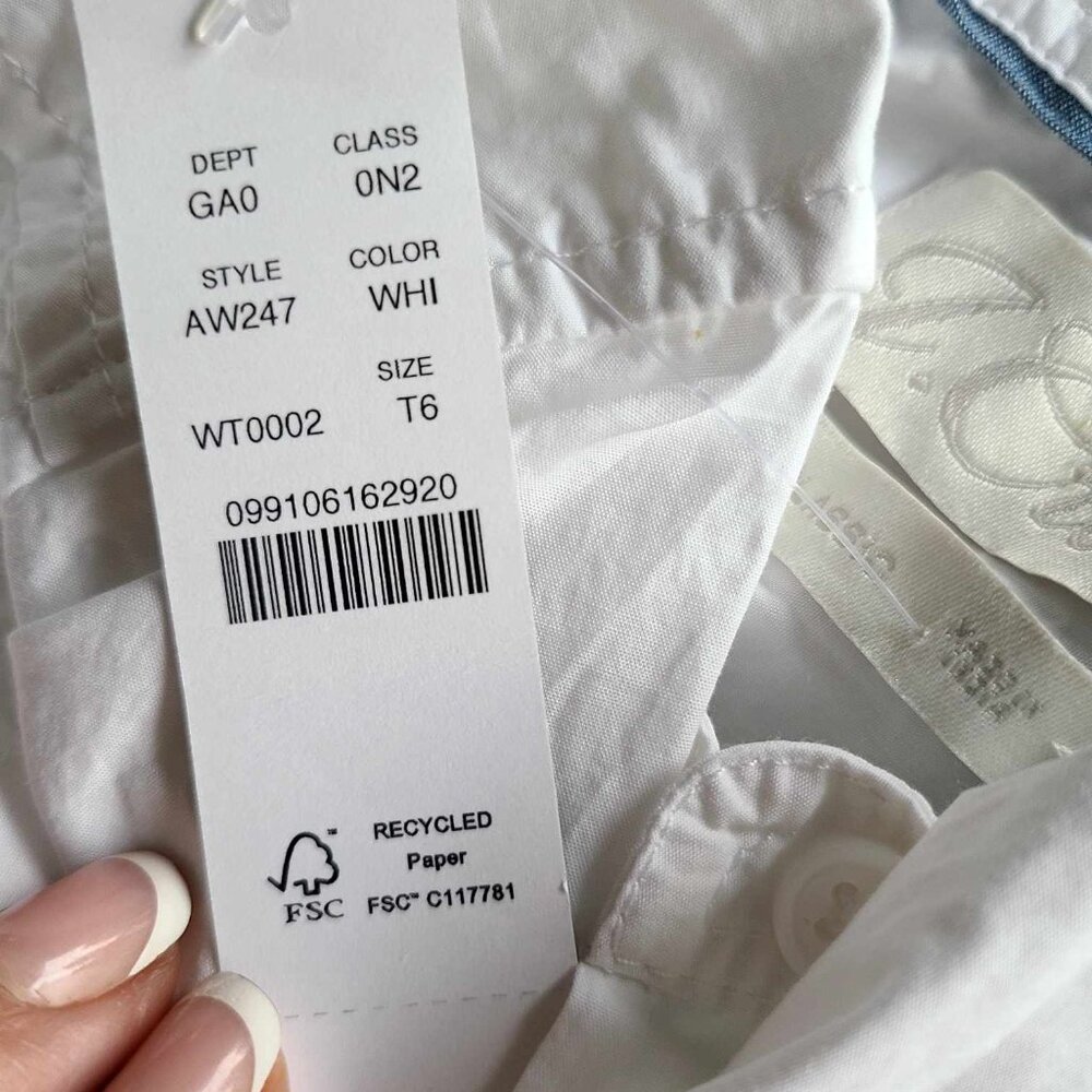 J.Crew Classic-fit washed cotton poplin shirt 6 - Picture 3 of 3